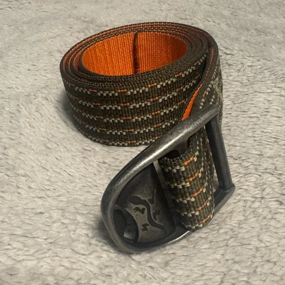 Chaco Accessories Chaco Green And Orange Belt With Bottle